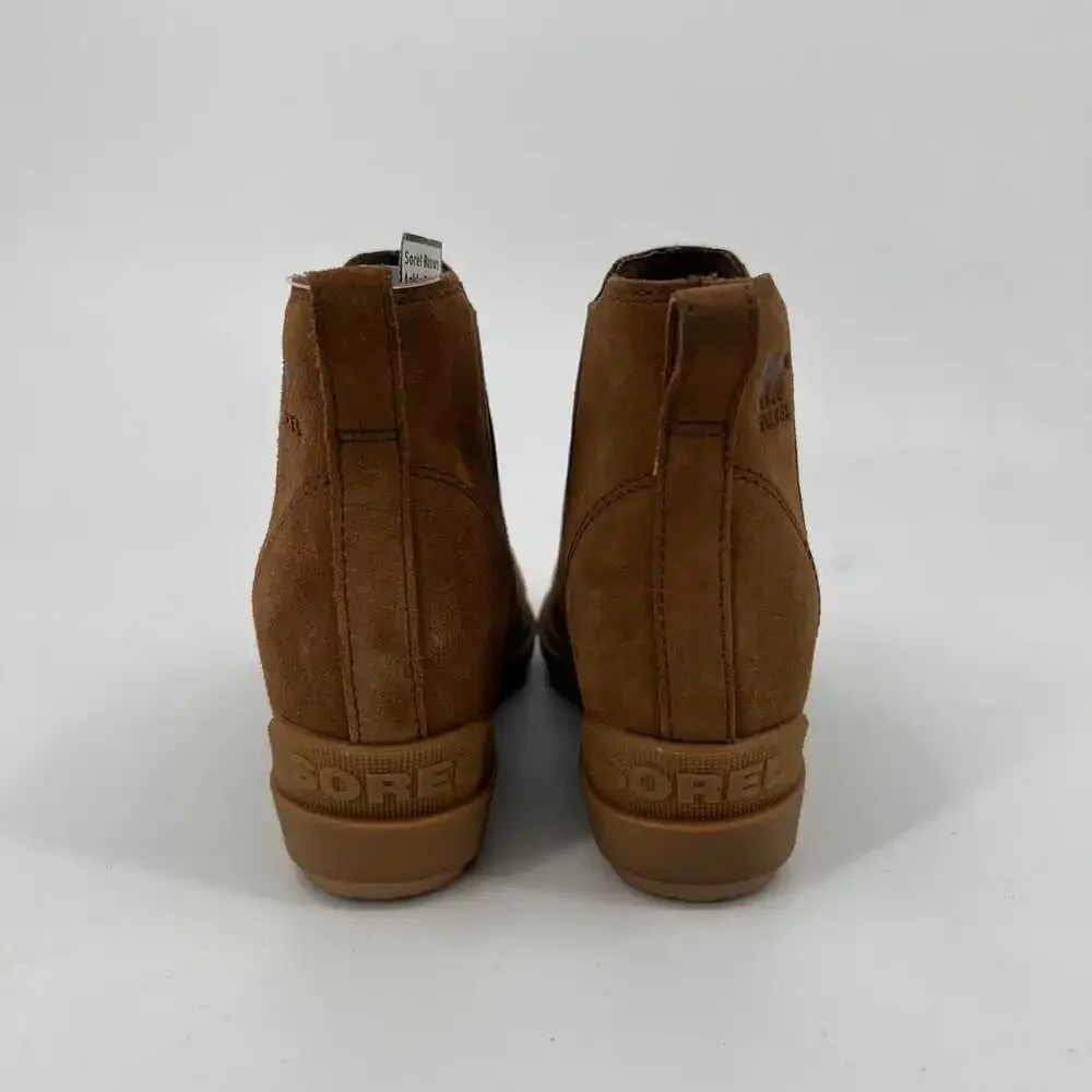Sorel Brown Suede Ankle Boots | Size 8 Classic Booties